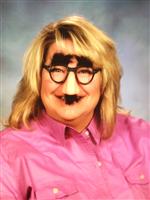 Funny faced photo of Mrs. Stemple  
